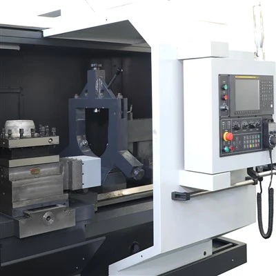 Eğimli Yatak Cnc Diş Açma Tornası